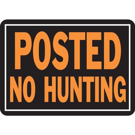 HY-KO Posted No Hunting Sign 9.25" x 14", 12PK A00812